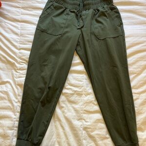 Women's Olive Jogger Pants